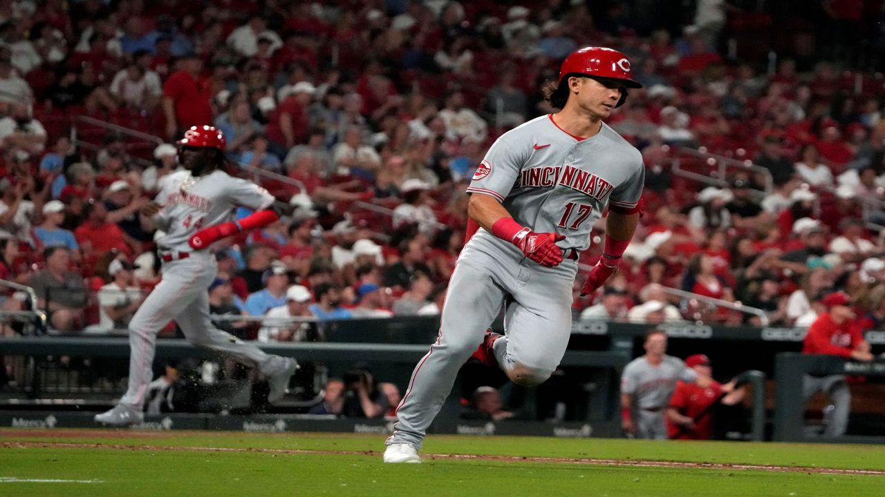 Stuart Fairchild hits home run in first Cincinnati Reds at-bat