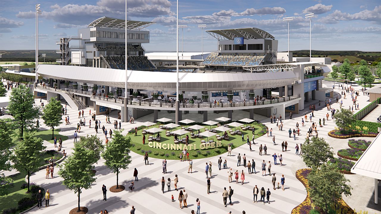 Cincinnati Open unveils plans for $260M upgrade