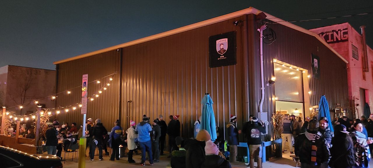 The outside of Larimer Beer Company, a brewery in Chester, Penn. It sits outside Subaru Park. (Photo courtesy of Larimer Beer Company)