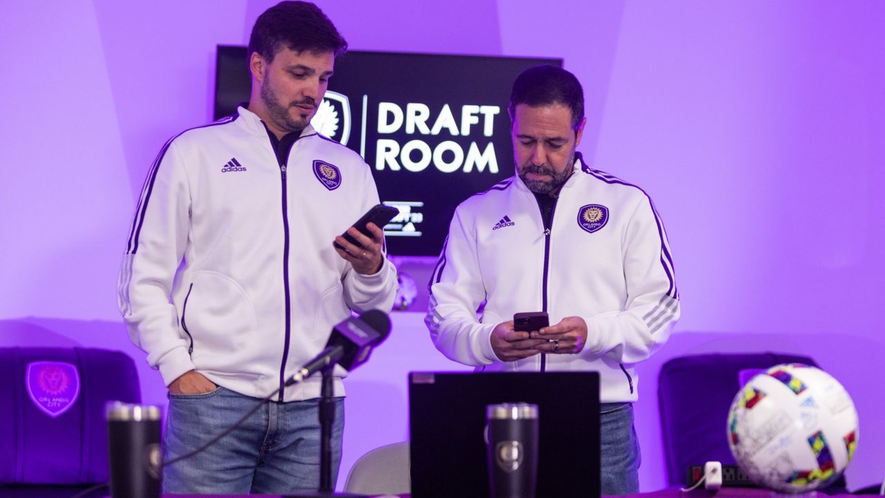 Orlando City Vice President of Soccer Operations and Technical Director Ricardo Moreira (left) and Executive Vice President of Basketball Operations Luiz Muzzi have signed new contracts through 2025. (Photo Courtesy of Orlando City Soccer SC/Mark Thor)