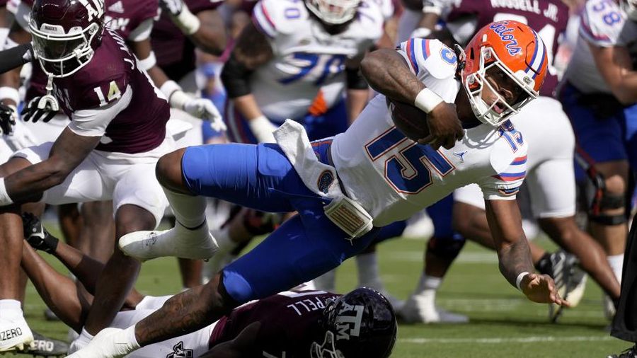 Anthony Richardson threw for 17 touchdowns and 2,549 yards this season for the Gators, who went 3-5 in the SEC and 6-6 overall. (AP File Image)