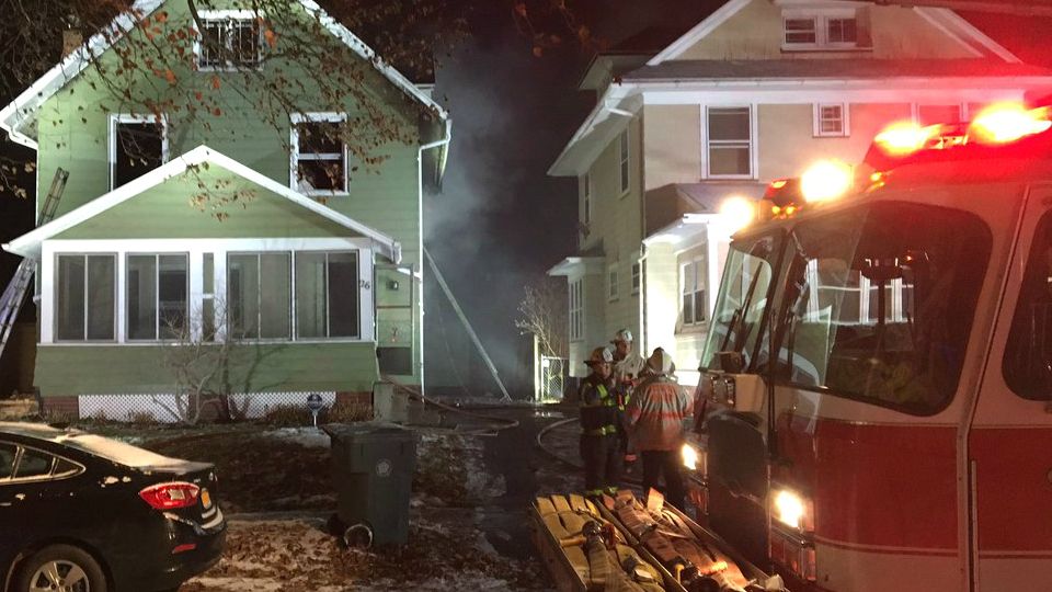 House Fire on Richland Street in Rochester
