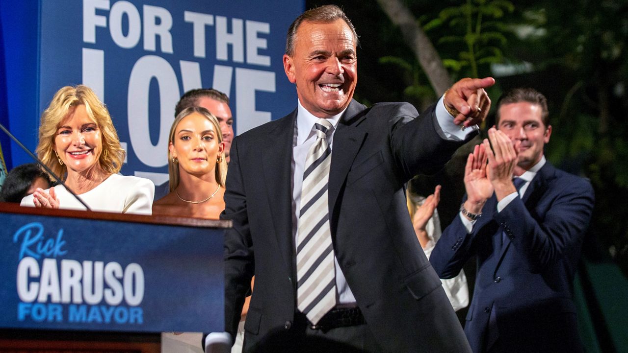 Rick Caruso leads Karen Bass in race for LA mayor