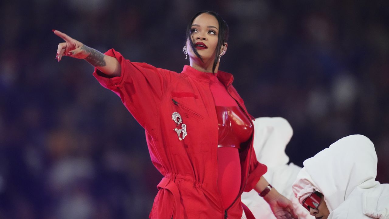 Rihanna soars in Super Bowl halftime performance - WHYY