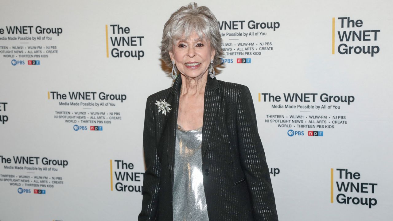 Actor Rita Moreno attends the WNET Group Gala honoring Rita Moreno at The Edison Ballroom on May 7, 2024, in New York. (Photo by Andy Kropa/Invision/AP)