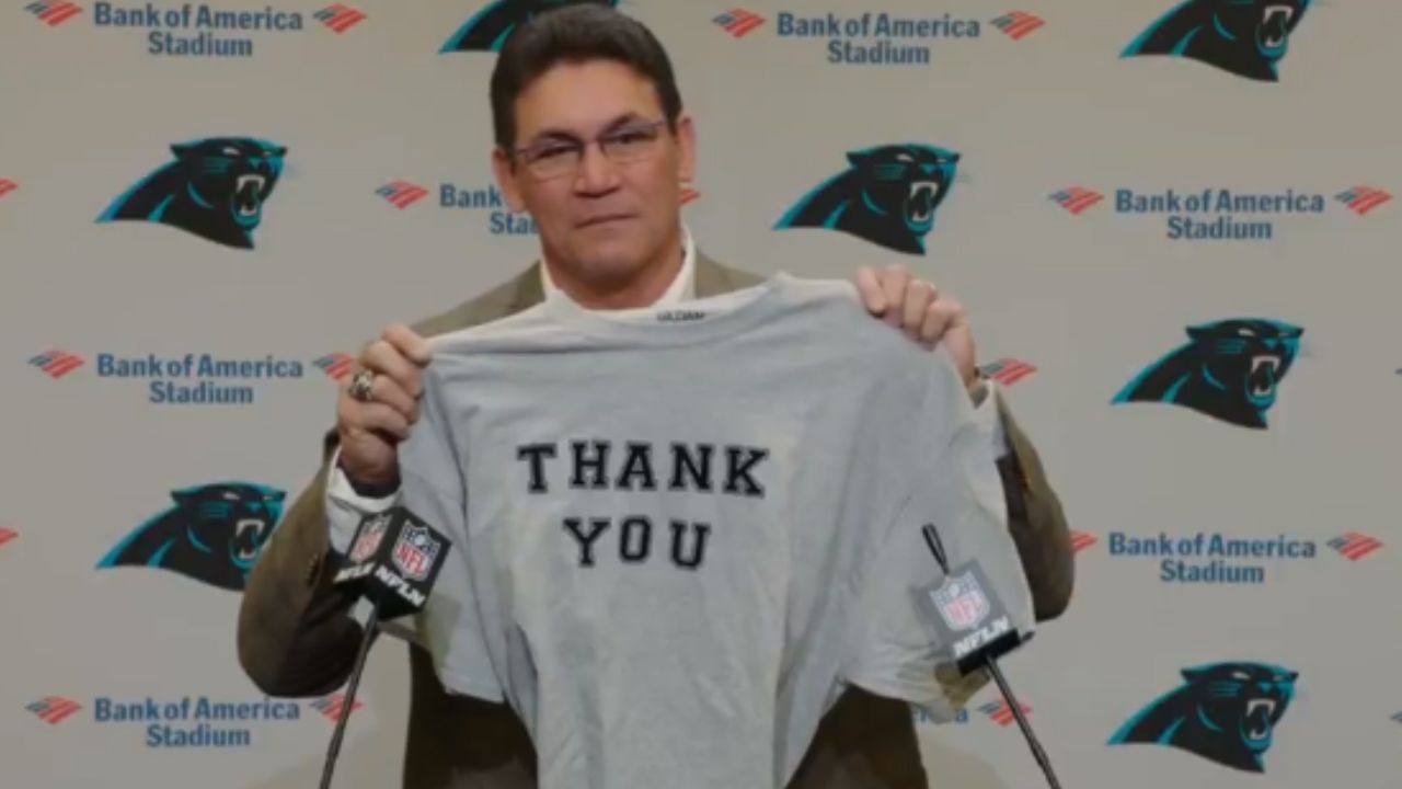 Panthers part ways with Ron Rivera