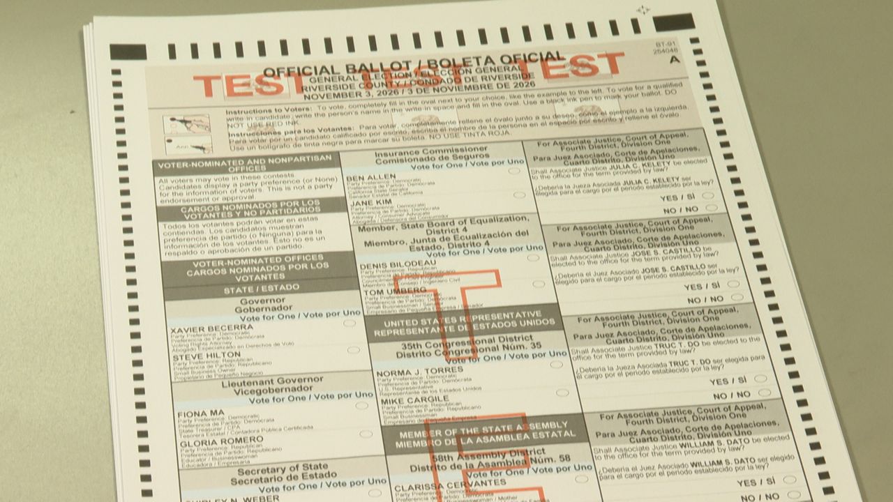Riverside County tests voting system ahead of Nov. 3 general election