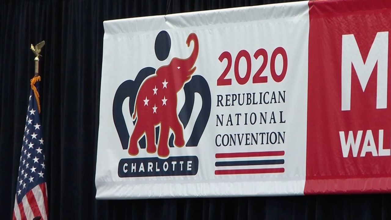 RNC delegates are meeting in Charlotte before a mostly online convention.