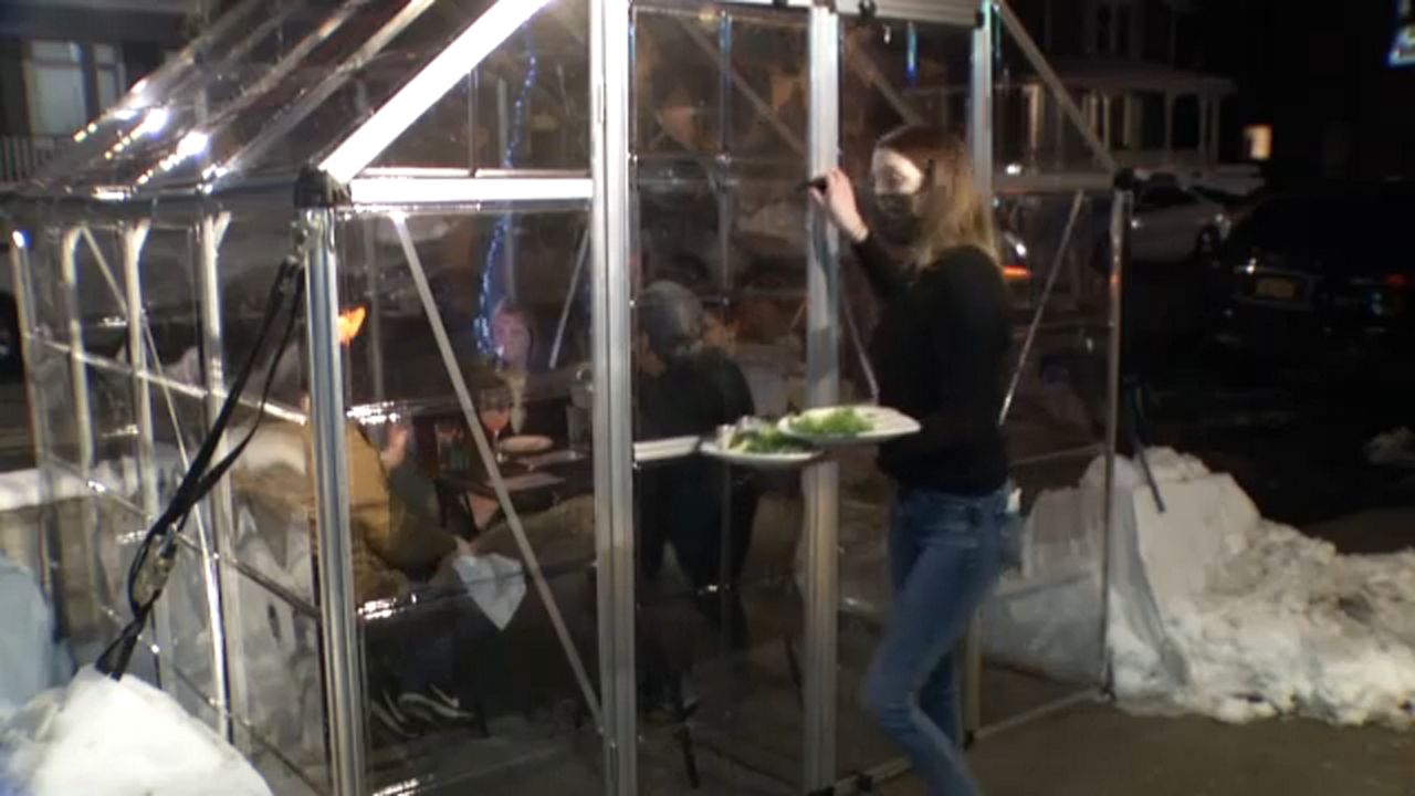 Rochester Gifts Greenhouses to Help Restaurant Seating