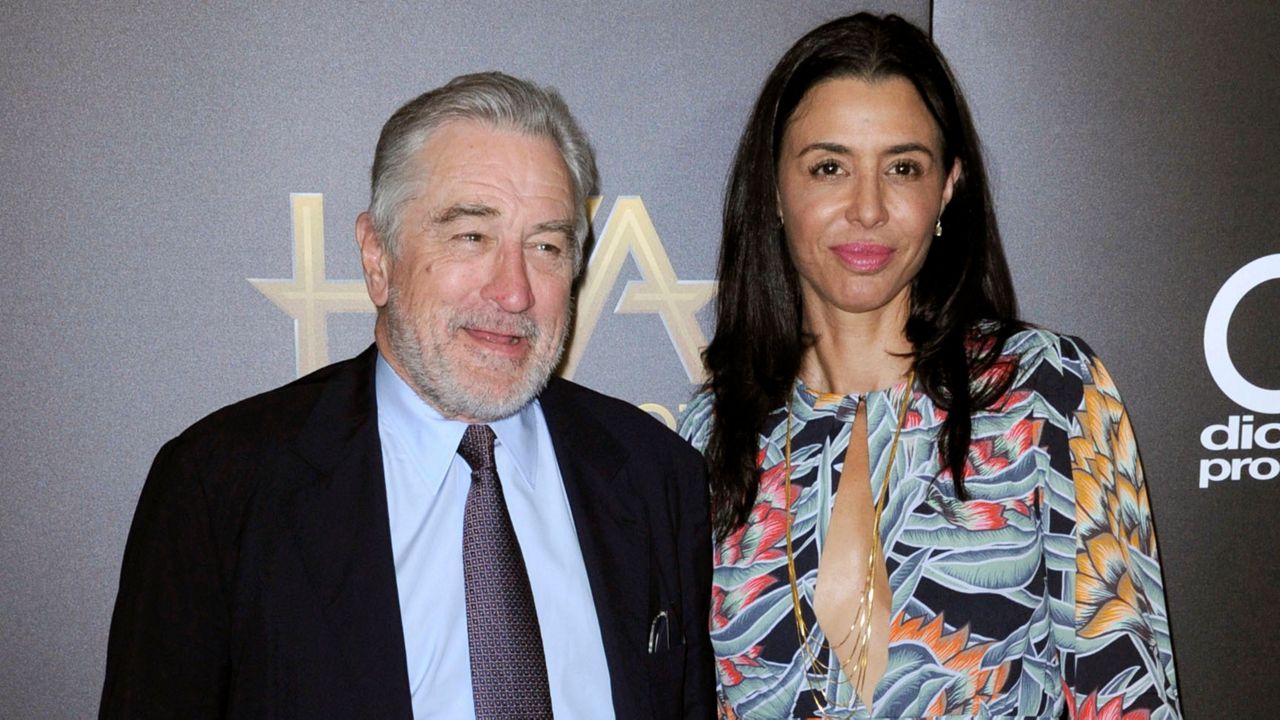 Robert De Niro and his daughter Drena De Niro appear at the Hollywood Film Awards in Beverly Hills on Nov. 6, 2016.