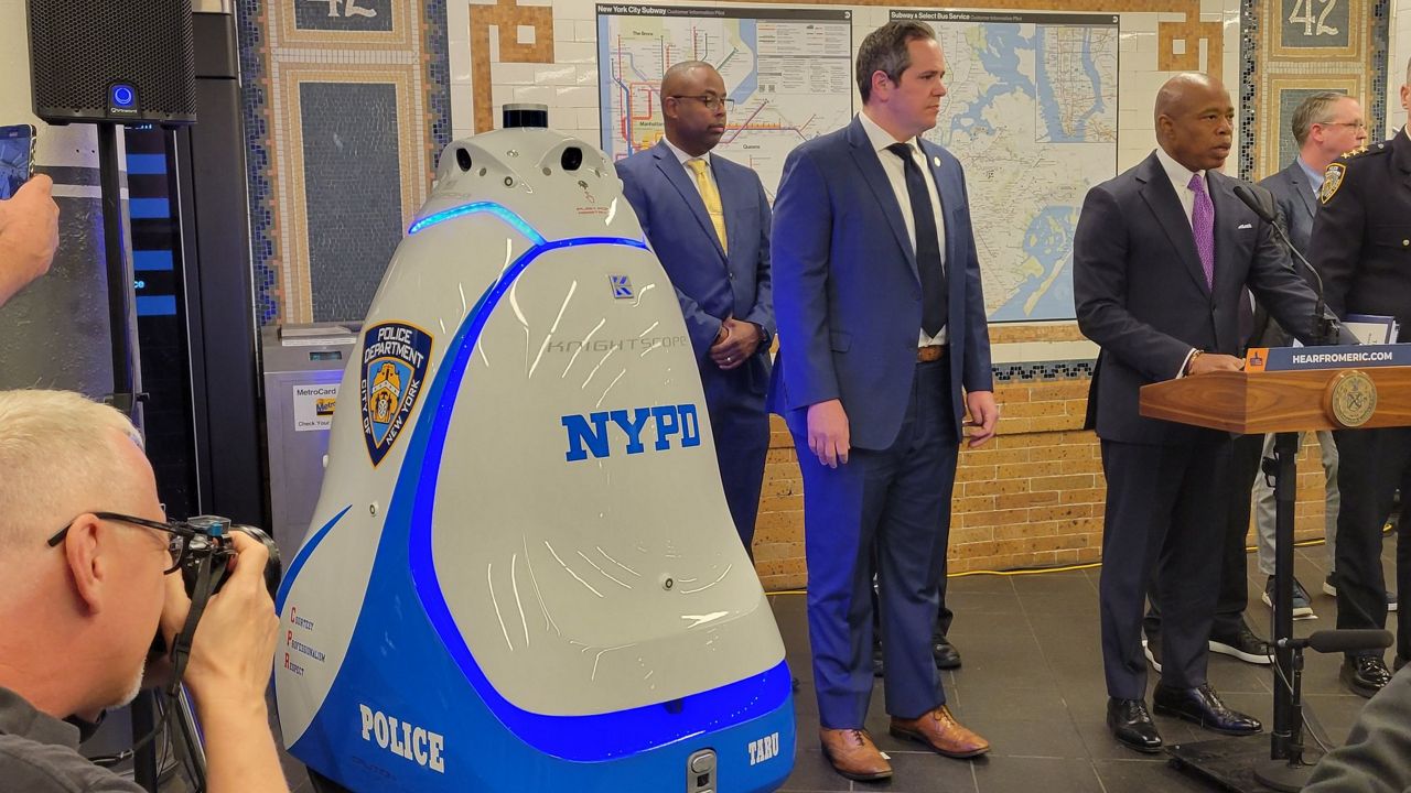 Nypd Robocop To Patrol Times Square Subway Station