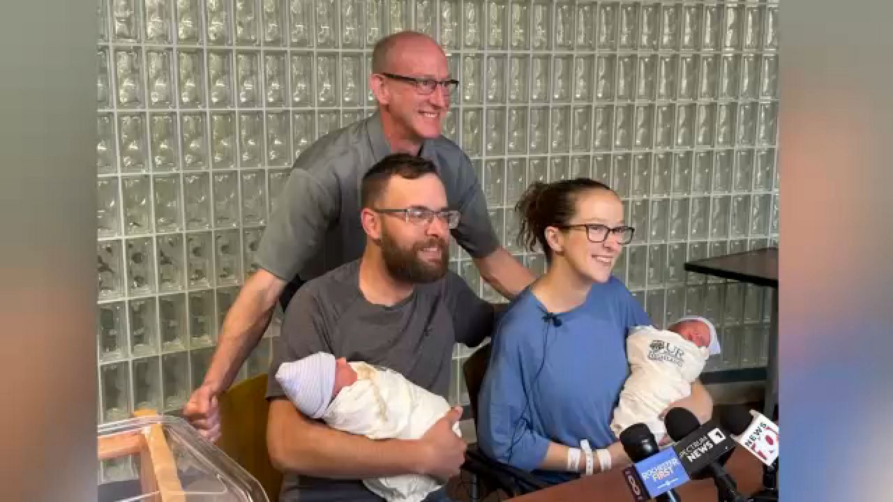 Healthy twin boys born on side of busy road in upstate N.Y. town