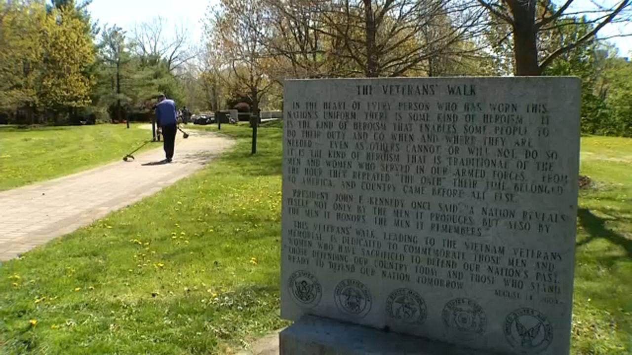 Cleanup begins at Vietnam Memorial before Lilac Festival - Vimarsana News