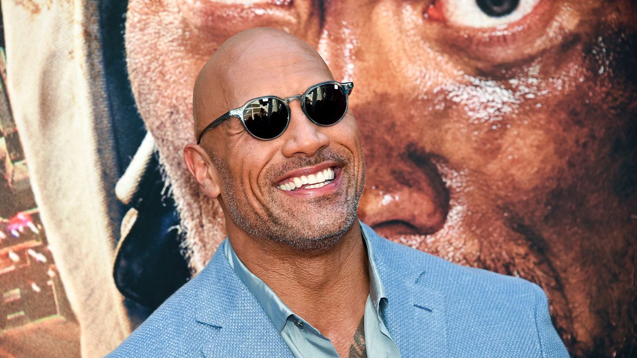 FILE - In this July 10, 2018, file photo, Actor Dwayne Johnson attends the "Skyscraper" premiere in New York. (Photo by Evan Agostini/Invision/AP, File)