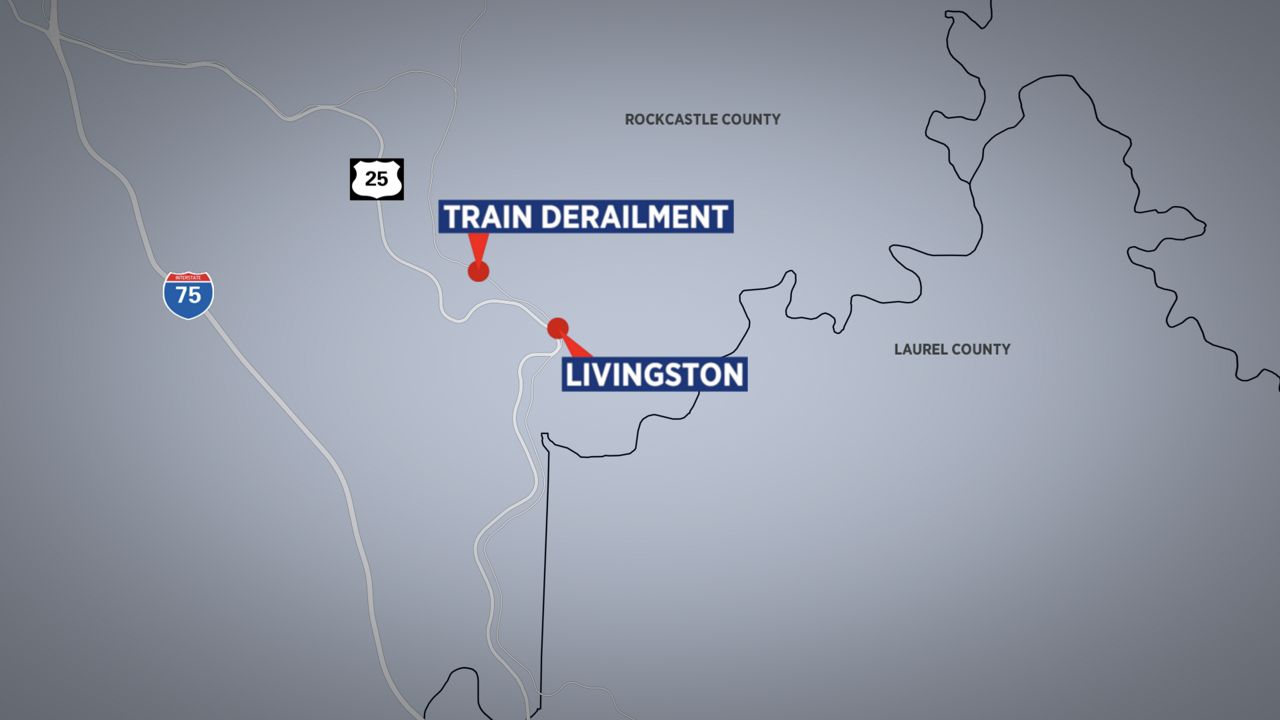 An image of the derailment location on a map.