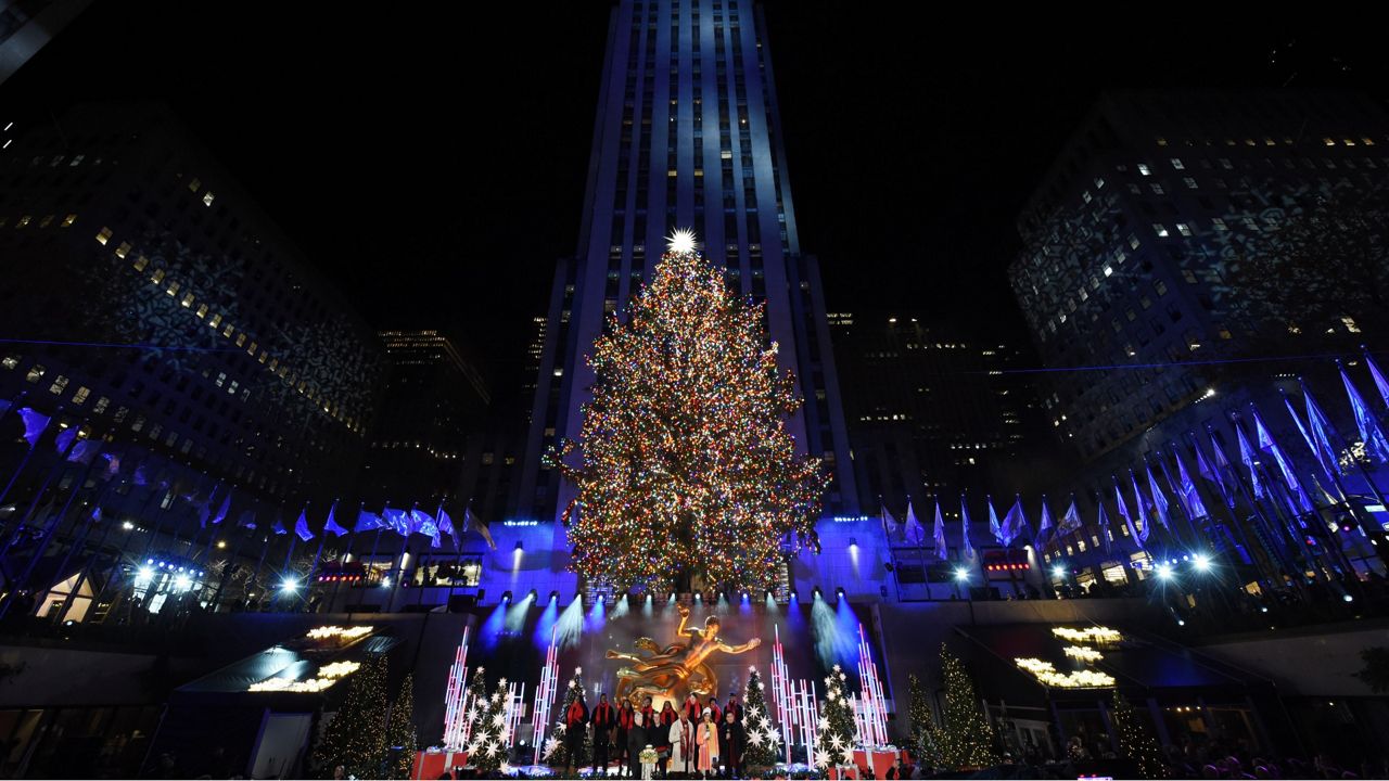 Rockefeller Center Christmas Tree officially lit up