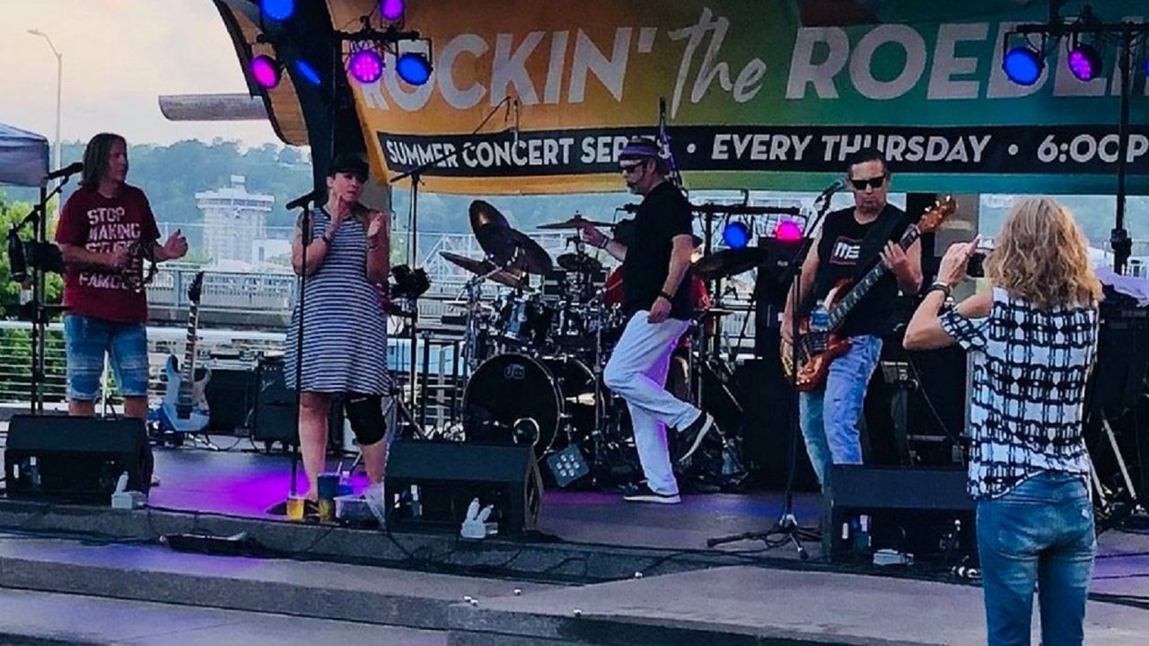 The Rockin' the Roebling concert series takes place at The Banks each summer. (Photo courtesy of Rockin' the Roebling)