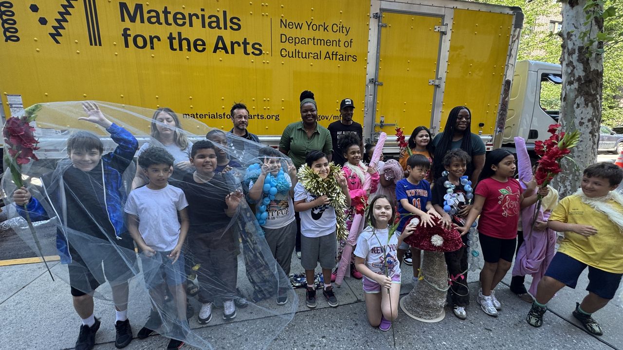 Queens students help name trucks that keep art supplies out of landfills