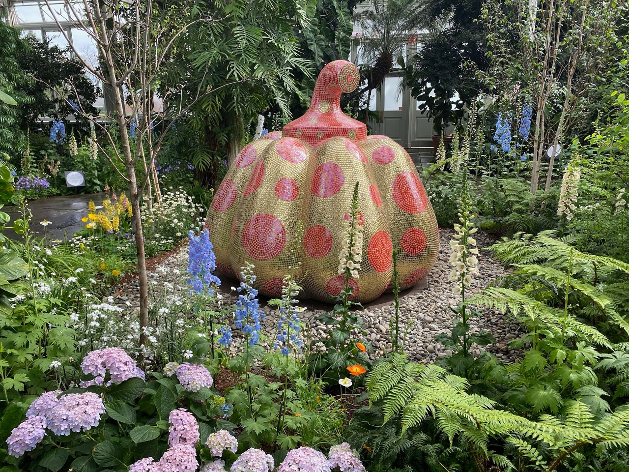 Kusama Exhibition Opens At Nybg