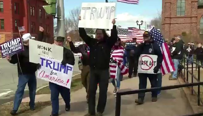 Grassroots Group Hosts Trump Rally in Rome