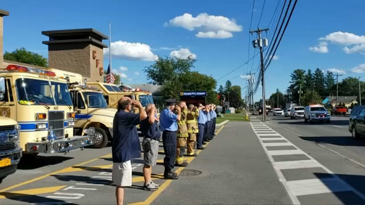 Ronald Baker was honored with a procession Friday.