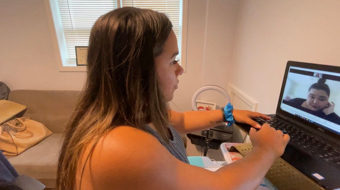 Jeanette Rosalia is a money coach, teaching her clients how to pay off their debts and student loans. 