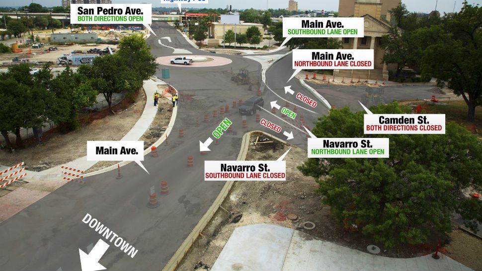 A look at the roundabout. Courtesy/SA Transportation & Capital Improvements