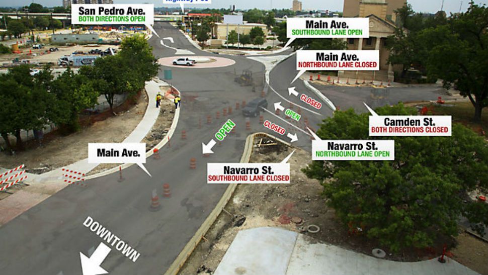 A look at the roundabout. Courtesy/SA Transportation & Capital Improvements