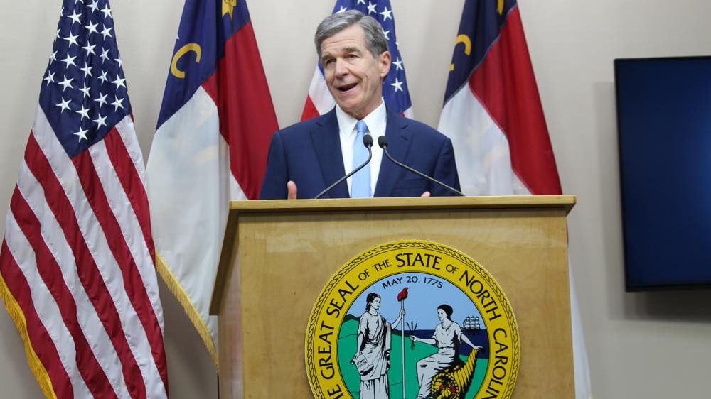 Gov. Roy Cooper cautioned North Carolina residents to be aware of cybercrime, particularly those who are struggling after Helene. (Spectrum News 1)