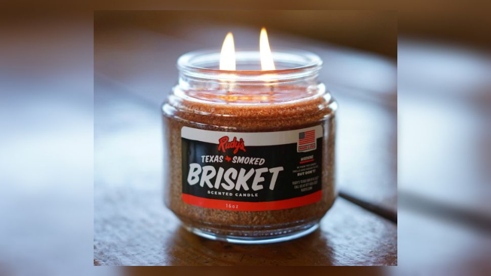 Rudy's is selling a Texas smoke brisket candle. (Courtesy: Rudy's website)
