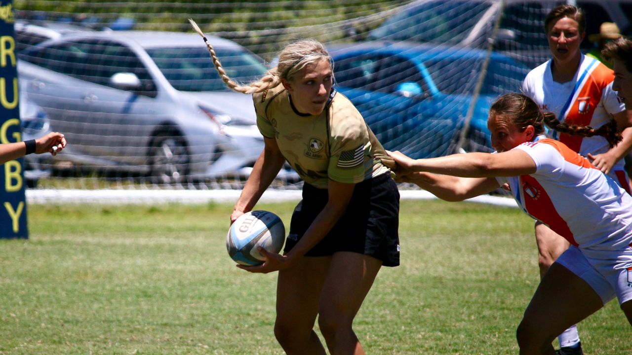 Madison Hovren in a recent rugby game. (Courtesy: Madison Hovren)