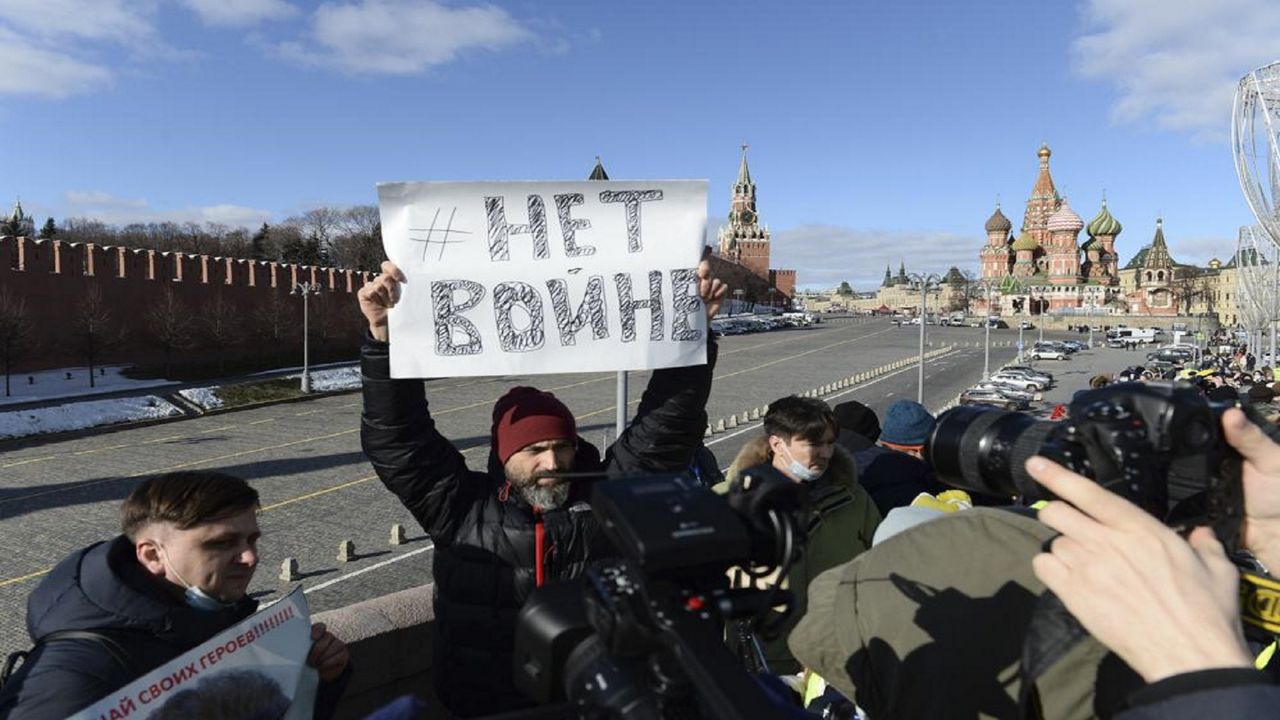 Russian protestors