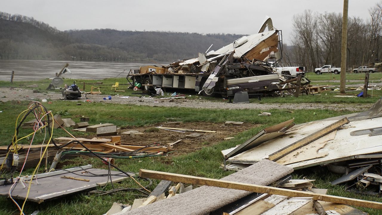 Milton residents pick up the pieces after tornado