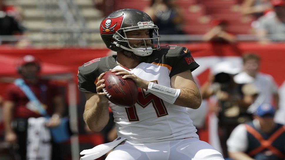 Ryan Fitzpatrick completed 27 of 32 passes for 402 yards on Sunday against the Philadelphia Eagles.