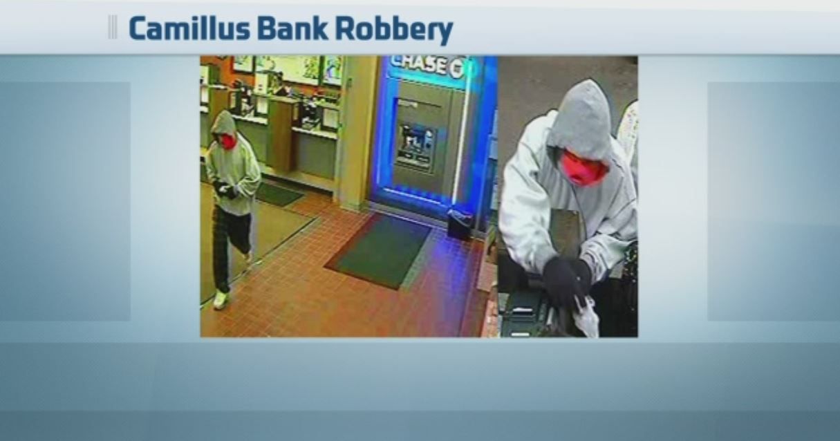 Camillus Police Searching for Pajamawearing Bank Robber
