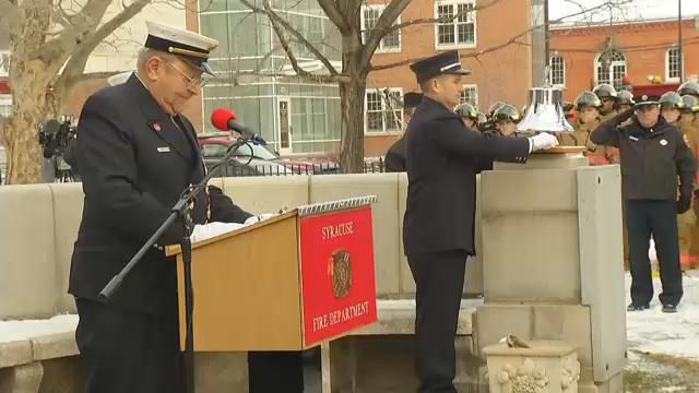 Sacrifices Made By Syracuse Firefighters Honored on Collins Block Fire ...