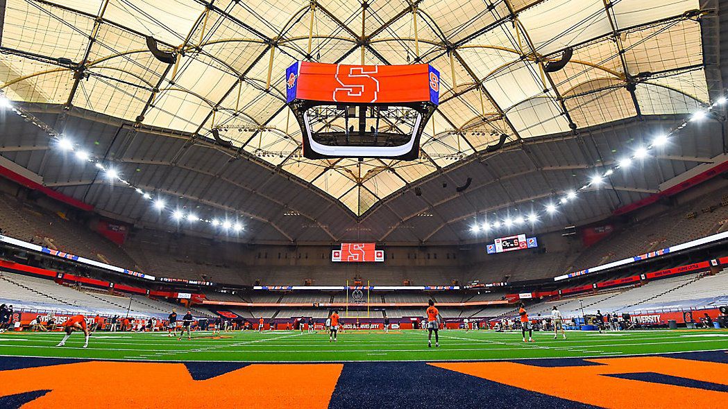 Inside the carrier dome
