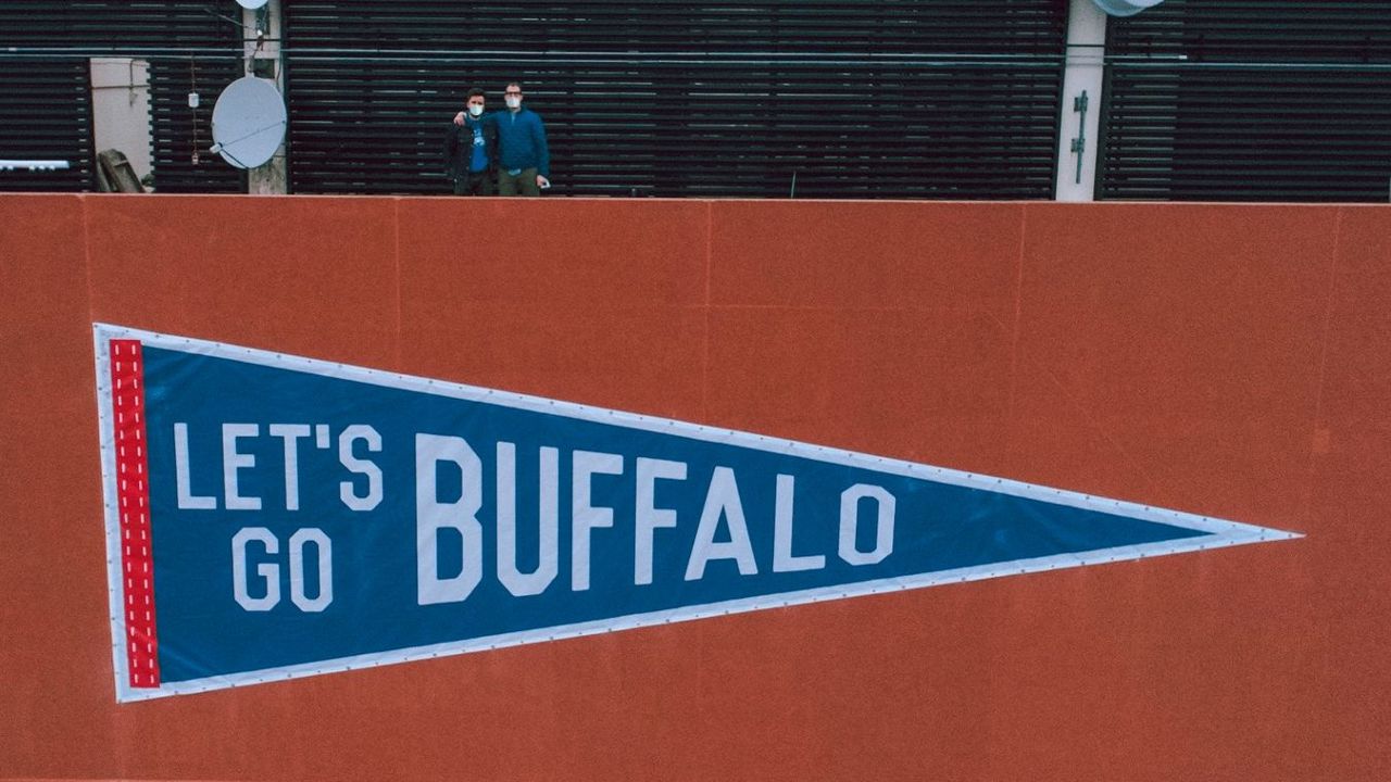 40-foot "Let's Go Buffalo" Pennant Created for Seneca One - Vimarsana News