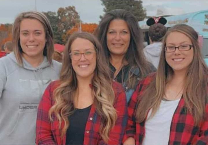 Lori Safrit pictured with her daughthers. Safrit says Rowan-Cabarrus Community College helped her learn new skills so she could provide for her family.