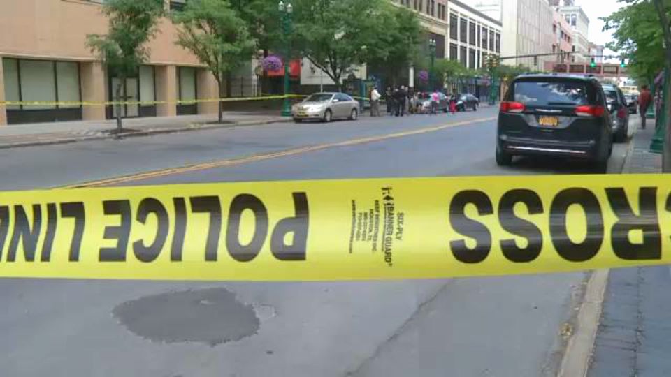 Stabbing downtown Syracuse South Salina Street arrest  John Fredette Jr.