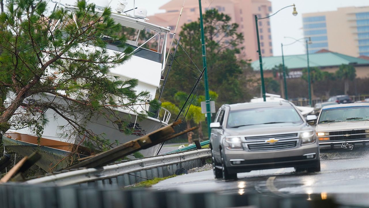 Damage from Hurricane Sally in Orange Beach, Alabama (AP Photo/Gerald Herbert)