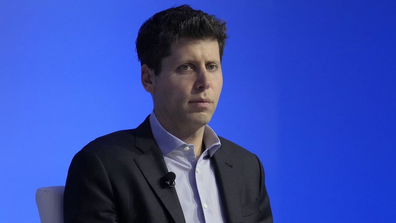 OpenAI CEO Sam Altman participates in a discussion during the Asia-Pacific Economic Cooperation (APEC) CEO Summit, Nov. 16, 2023, in San Francisco. (AP Photo/Eric Risberg, File)