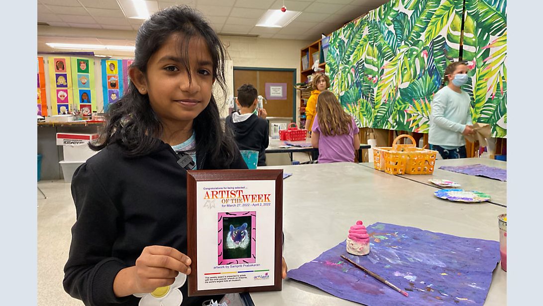 Wisconsin fourth grader wins national art award