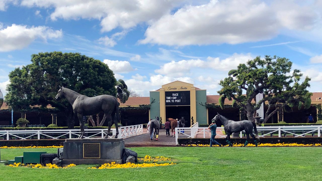 Raging Torrent wins Malibu Stakes at Santa Anita with Kentucky Derby winner Mystik Dan in last