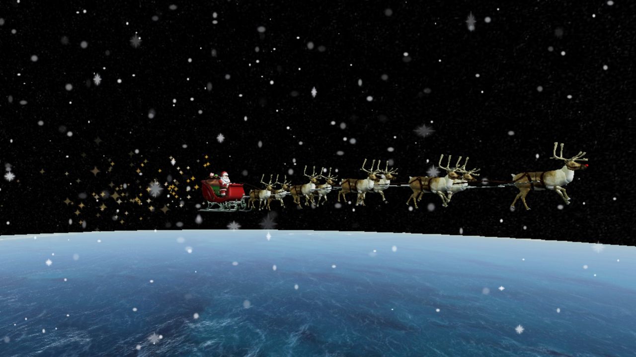 NORAD Tracking Santa on Christmas Eve