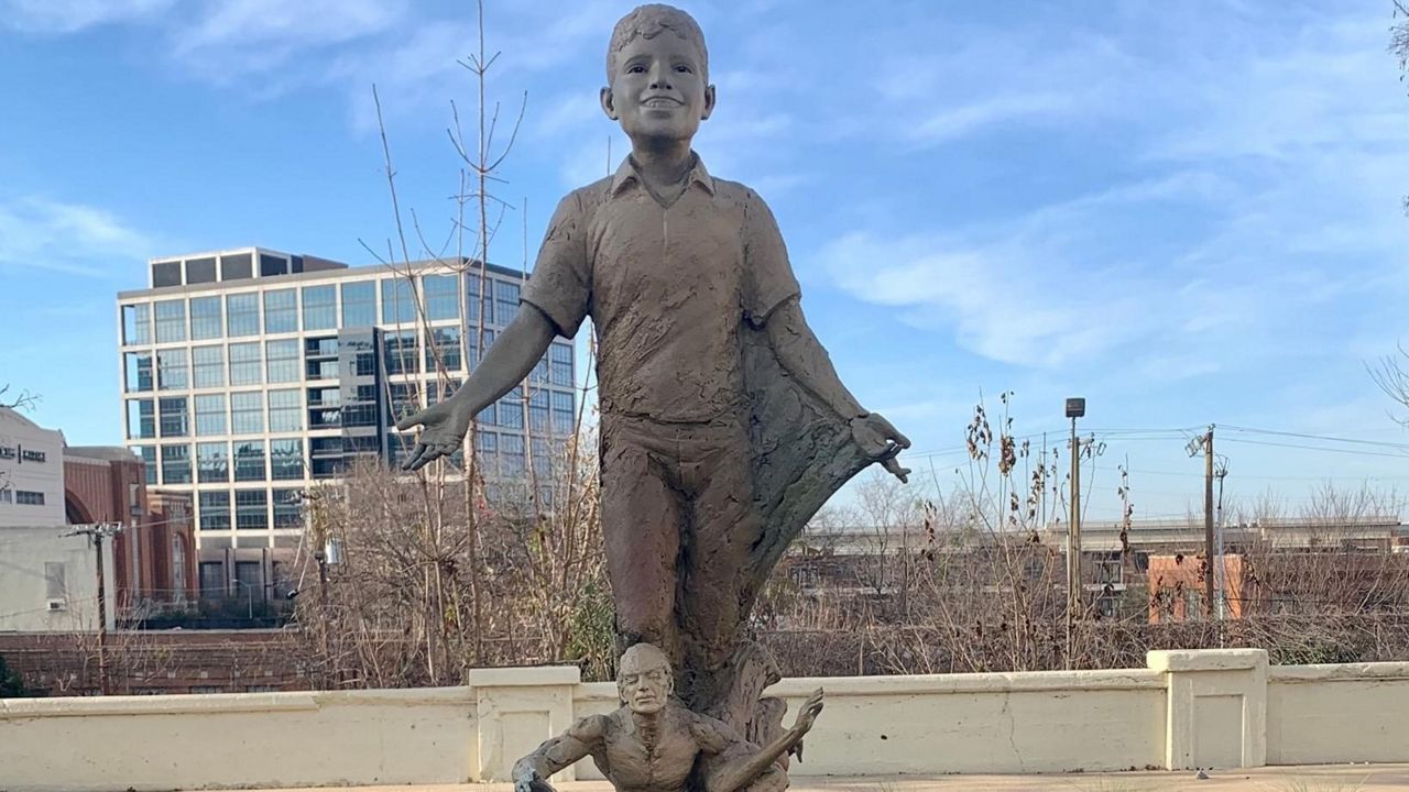 The City of Dallas honored Santos Rodriguez, 12, with a statue of his likeness roughly 50 years after he was murdered by a Dallas police officer in 1973. (Spectrum News 1/City of Dallas)