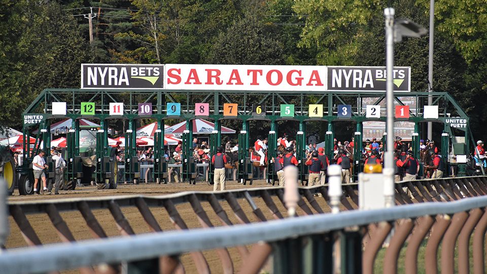 saratoga race course gate