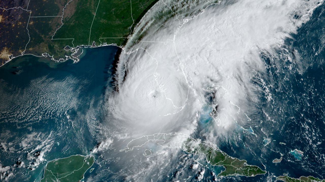 A satellite view of Hurricane Ian in 2022. (NOAA)