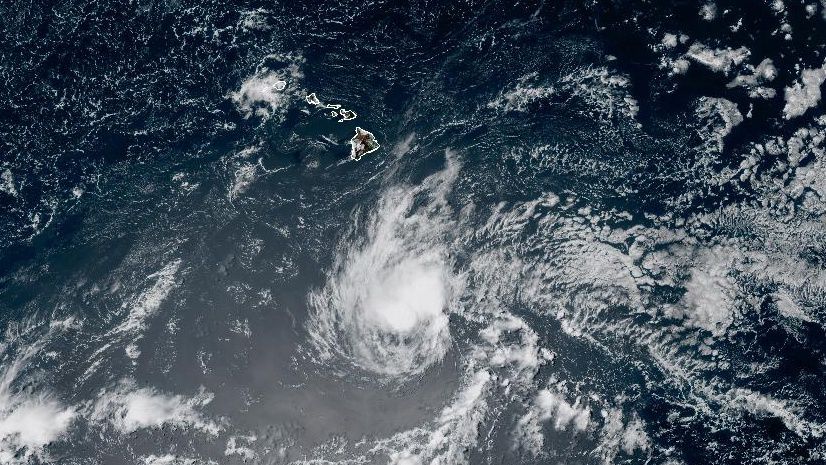 Tropical storm Greg satellite