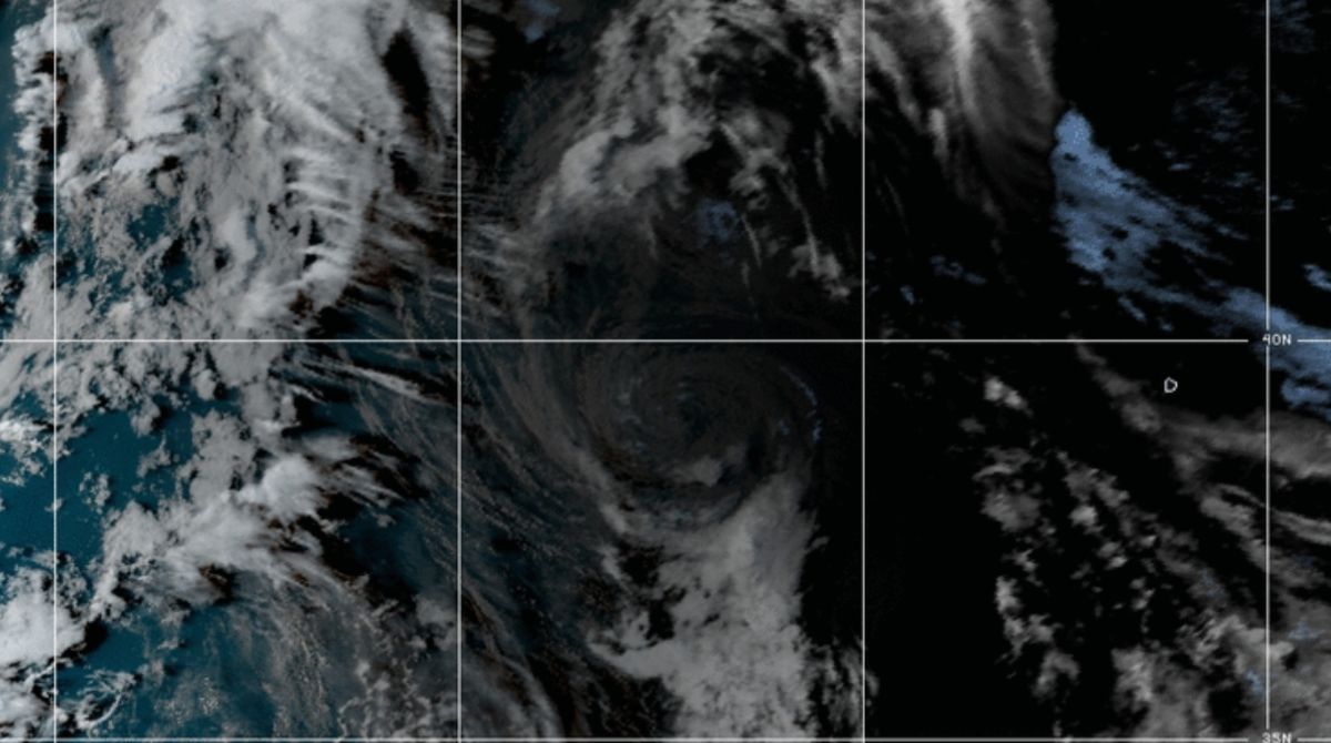 Satellite image of Tropical Storm Gaston